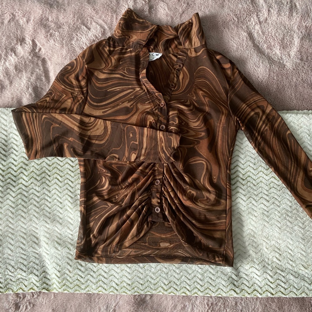 Mesh long sleeve